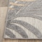 World Rug Gallery Amalfi Contemporary Tropical Floral Indoor/Outdoor Runner Rug 2' x 7' Gray 8013GRAY2X7 - alternate 2